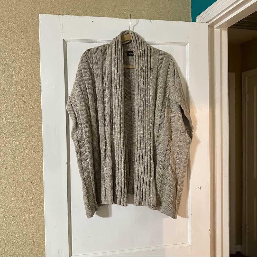 Eskandar linen and cotton cardigan size S